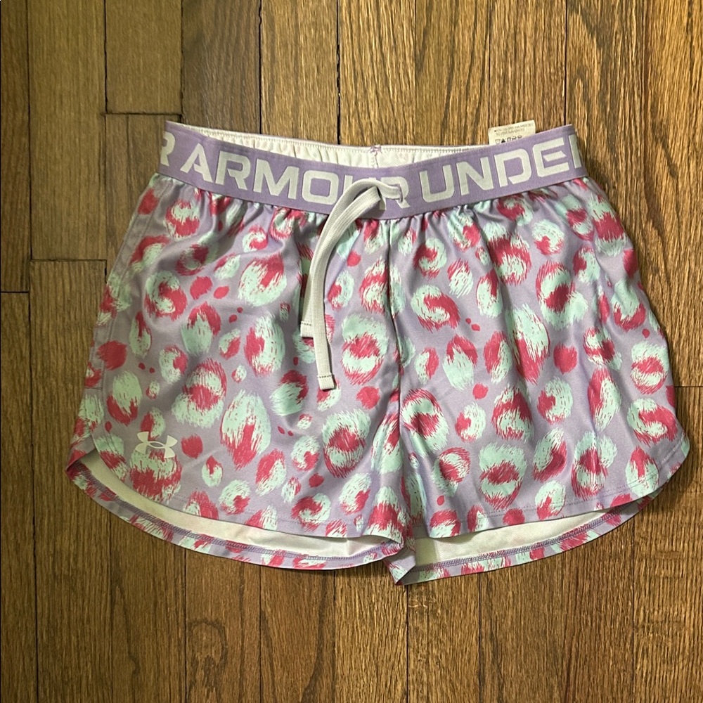 Under Armour Pink and Purple Patterned Shorts